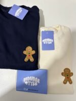 HOODIE GALLETA DE JENGIBRE-NAVIDEÑO-BORDADO - Image 3