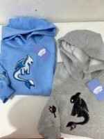 HOODIES CHIMUELO Y FURIA LUMINOSA MATCHING PAREJA BORDADO