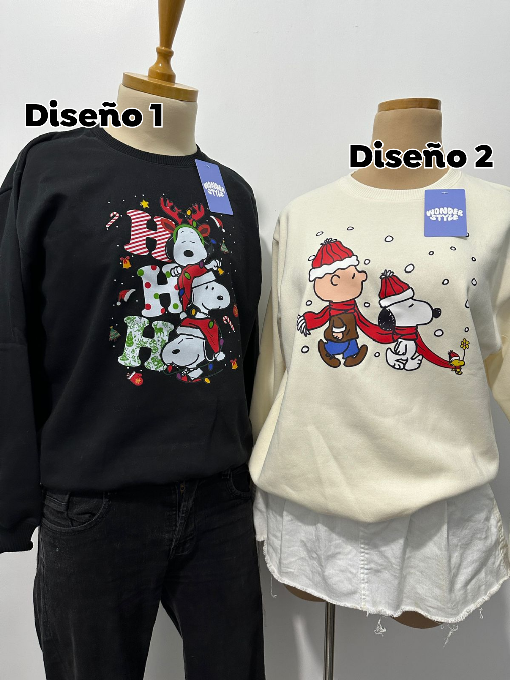 HOODIE SNOOPY NAVIDEÑO 2 DISEÑOS-NAVIDEÑO-ESTAMPADO – Wonder Style