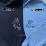 HOODIES PAREJA PINGÜINOS-BORDADO