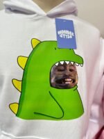 Hoodies pareja monitos estampado - Image 3