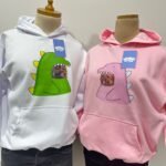 Hoodies pareja monitos estampado