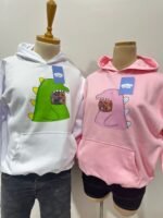 Hoodies pareja monitos estampado