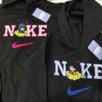 Hoodies/camisetas nike goku y milk pareja bordado