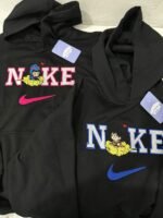 Hoodies/camisetas nike goku y milk pareja bordado