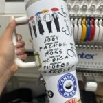 Vaso tipo Stanley de 40 oz serie Friends con nombre personalizado