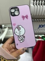 Cases para celular Hello Kitty y su novio matching pareja con letra personalizada - Image 3