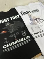 Camisetas/hoodies chimuelo y furia luminosa matching pareja estampado
