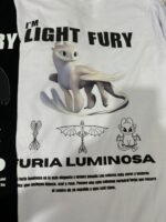 Camisetas/hoodies chimuelo y furia luminosa matching pareja estampado - Image 3