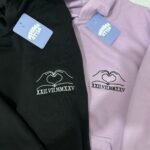 Hoodies diseño pareja con fecha personalizada