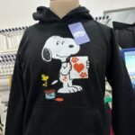 Hoodie/camiseta snoopy pintor estampado