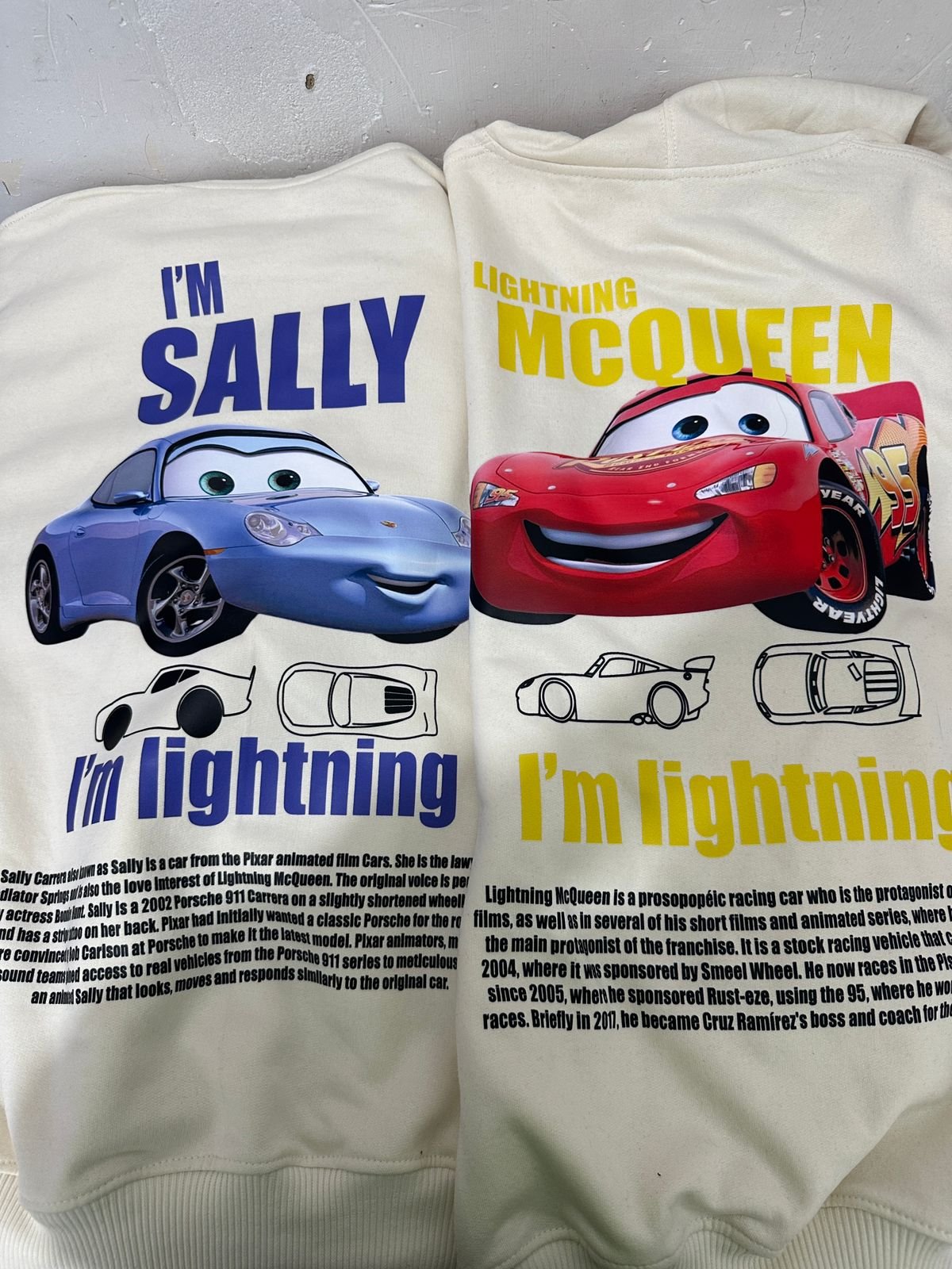 WhatsApp Image 2026-03-01 at 2.21.03 PM Hoodies/camisetas Sally y Rayo mcqueen matching pareja - Image 1