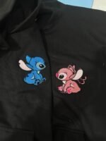 Hoodies/camisetas stitch y su novia matching pareja bordado