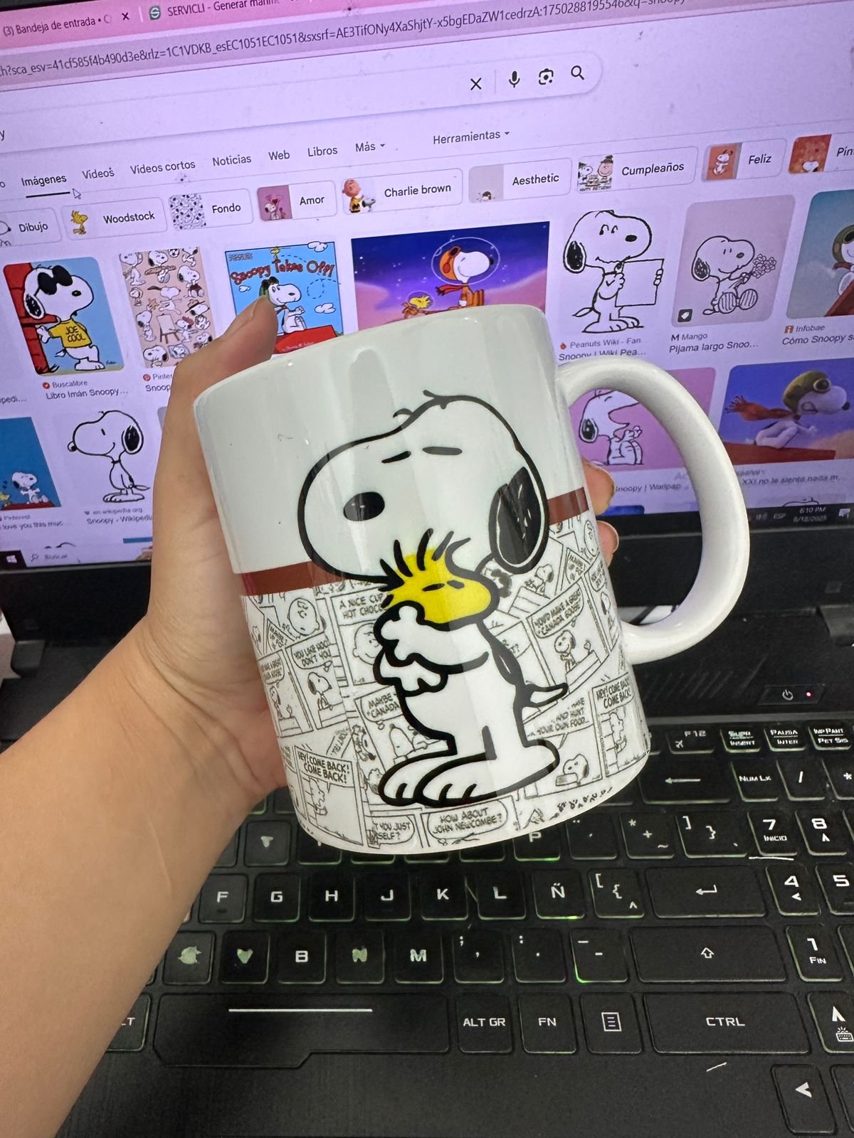 WhatsApp Image 2026-03-02 at 11.14.16 AM (1) Taza diseño de Snoopy sublimada - Image 1