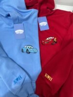 Hoodies/camisetas Sally y Rayo mcqueen matching pareja