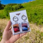 Llaveros doble cara Sally y Rayo Mcqueen (pack x2)