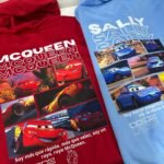 Hoodies/camisetas Sally y Rayo Mcqueen matching pareja estampado