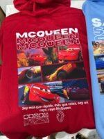 Hoodies/camisetas Sally y Rayo Mcqueen matching pareja estampado - Image 2
