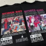 Camisetas/Hoodies Spiderman y Spidergwen matching pareja estampado
