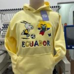 Hoodie Snoopy Ecuador mundial bordado