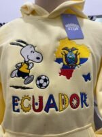 Hoodie Snoopy Ecuador mundial bordado - Image 2