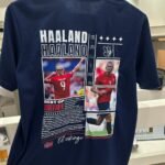 Camiseta Haaland estampado en espalda-NORUEGA