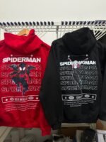 Hoodies matching pareja spiderman y spidergwen estampados